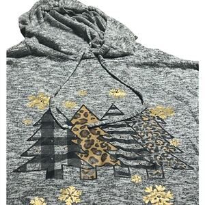 Cato Gray Knit Christmas Sweater
